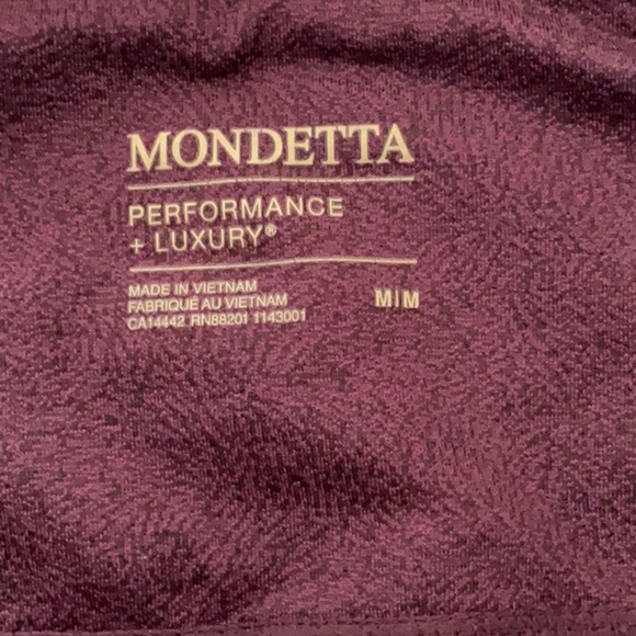 Mondetta Purple Performance Leggings with Wide Waistband - Picture 4 of 4